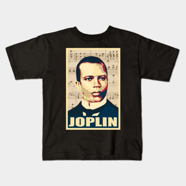 Scott Joplin Kids T-Shirt by Nerd_art